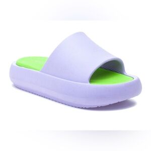J/Slides LILAC/MINT EVA Beach Slides NIB